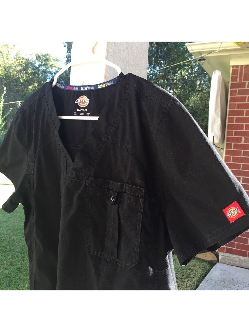 NEW Dickies Black Nursingโ Scrub Uniform Size Small Petite - Picture 4 of 10